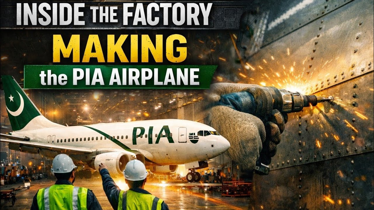 Inside the Factory: How a PIA Airplane Is Made ✈️ | From Metal to the Sky | Full Factory Process