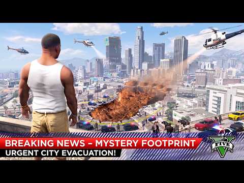 I Found a Mysterious Foot Print in GTA 5... (Monster)