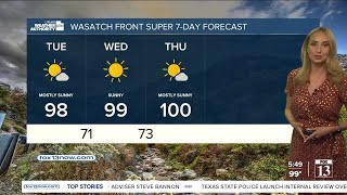 Utah's Weather Authority | Staying hot and sunny - Monday, July 18 evening forecast