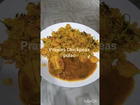 🍤 Prawns Chickpeas Pulao | Protein-Rich One-Pot Rice Recipe | Easy & Delicious!