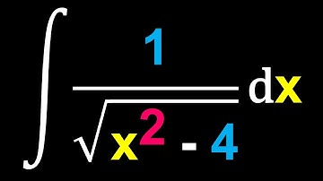 Integral of 1/sqrt(x^2-4) using a trig. sub. in only 4 minutes
