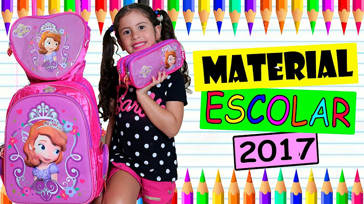 Maria Clara comprando o material escolar de 2017