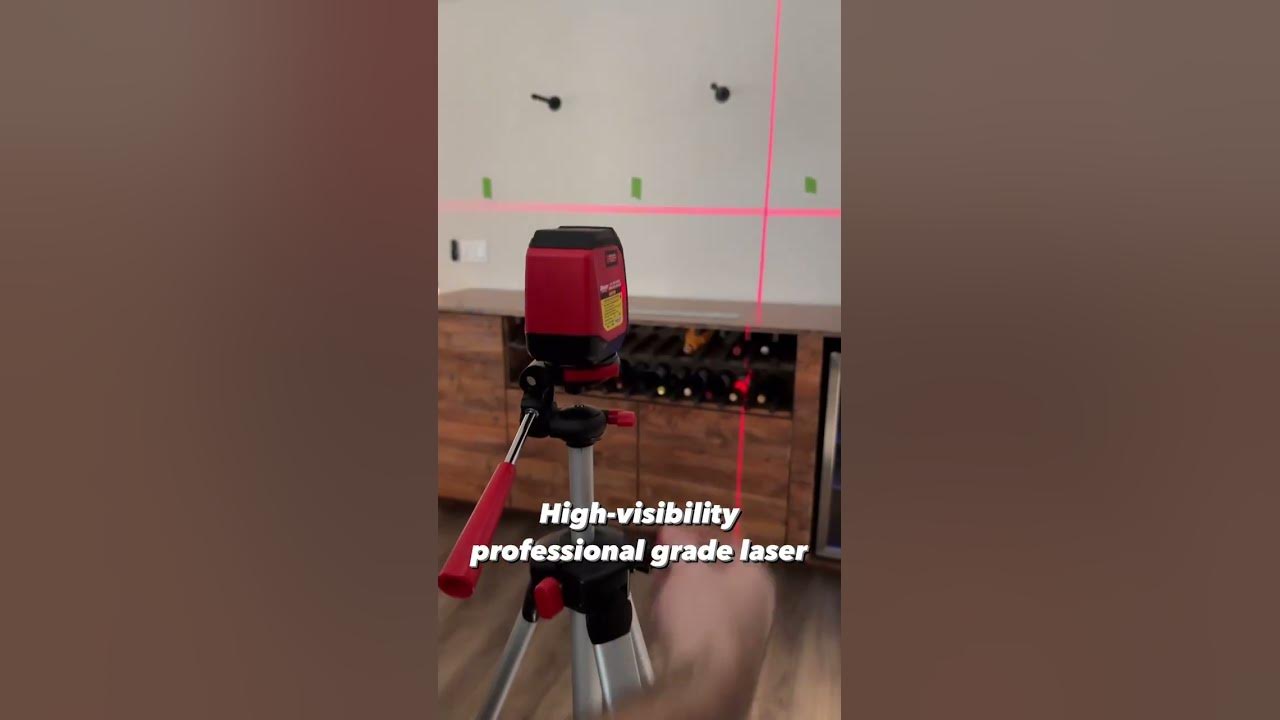 Bauer 40 ft. SelfLeveling Cross Line Laser Level Harbor Freight