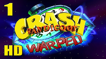 [HD]Crash Bandicoot 3: Warped 105% Playthrough Part 1: Opening+Toad Village