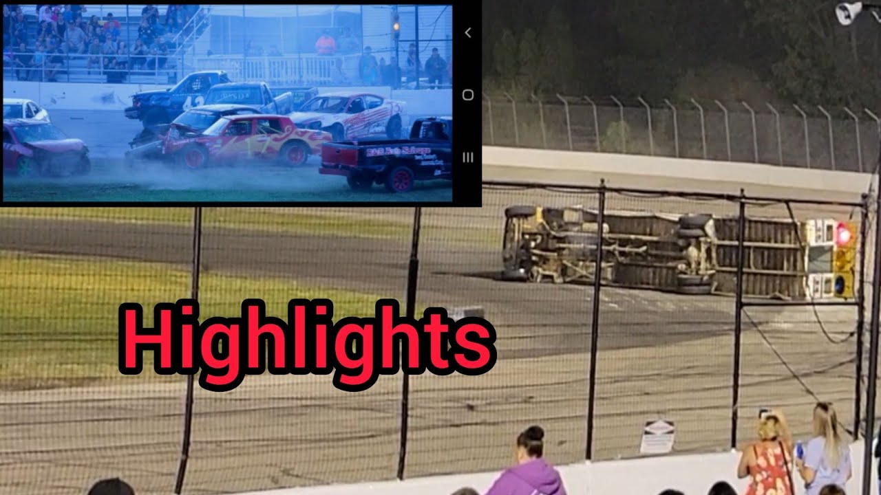 Highlights at birch run speedway Eve of destruction July 29 YouTube