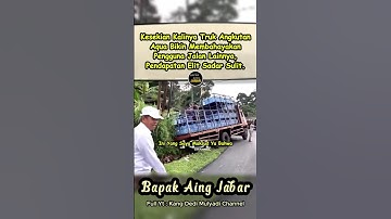 TRUK AQUA NYUNGSRUK BAHAYAKAN PENGGUNA JALAN, KANG DEDI SUDAH INGATKAN TAPI TAK DI GUBRIS😤