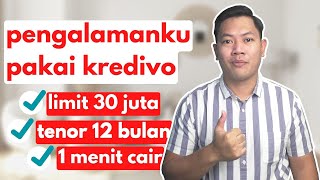 PENGALAMAN DAN REVIEW KREDIVO! LIMIT PINJAMAN ONLINE 30 JUTA ✅ screenshot 2