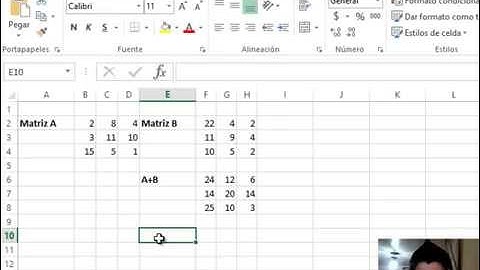 MATRICES Y TABLAS DINÁMICAS EN EXCEL