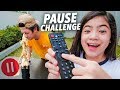 PAUSE CHALLENGE (Brother Vs Sister) | Ranz and Niana