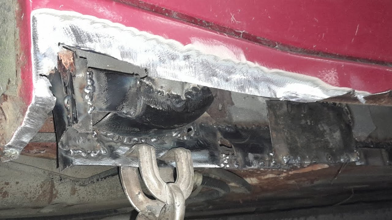 Ford Focus Rocker Panel Rust Rocker panel replace 2005 ford focus - YouTube