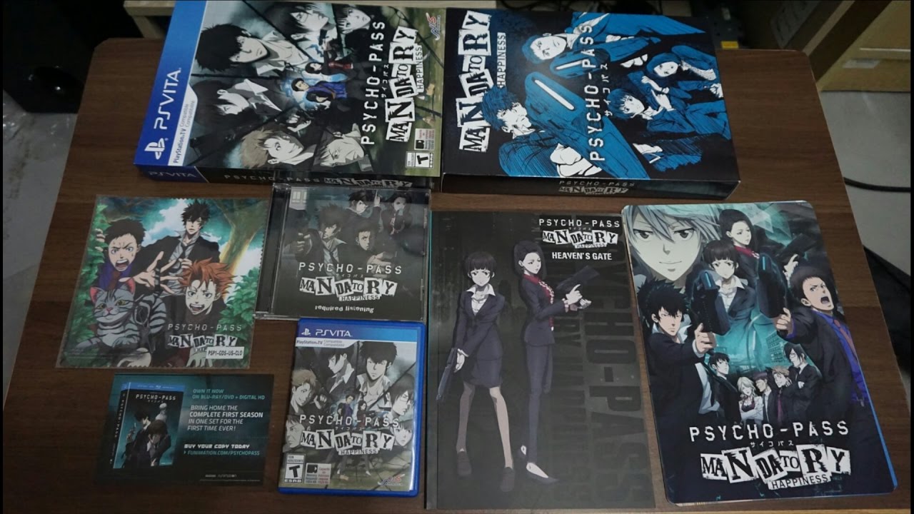 PS Vita Psycho Pass: Mandatory Happiness - Limited Edition (Unboxing ...