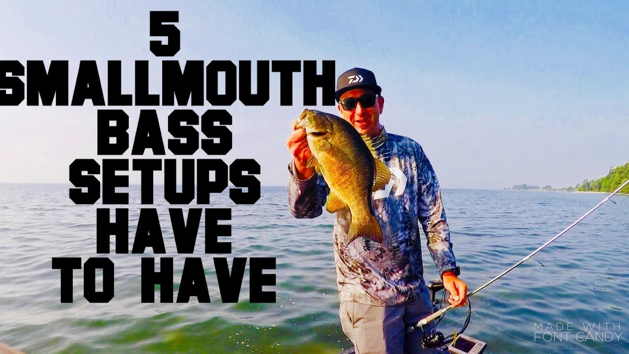 5 SMALLMOUTH BASS SETUPS YOU HAVE TO HAVE!!! 