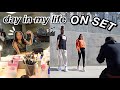 day in my life ON SET | Nicole Laeno