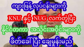 KNU and NUG have been working together with international organizations to investigate scams 