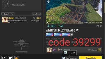 Bgmi wow Parkour map code 39299 | ADVENTURE IN LOST ISLAND 3 | #bgmi #pubg #pubgmobile