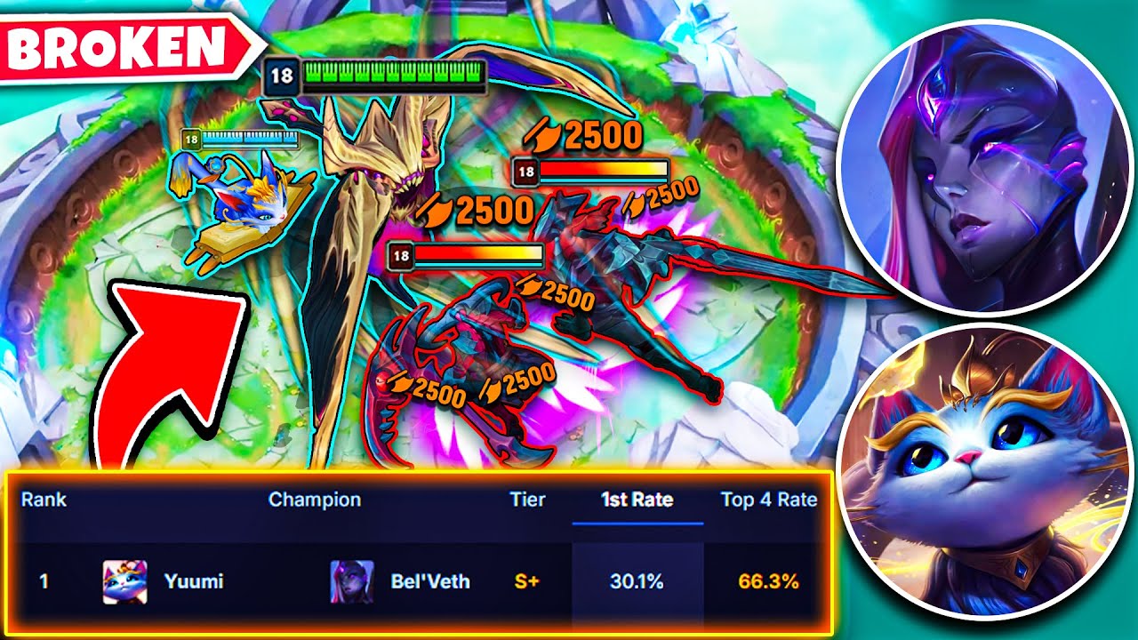 This Arena Duo is Basically Cheating: 10.0 Attack Speed Unkillable Bel'veth w/ 160,000 True Damage