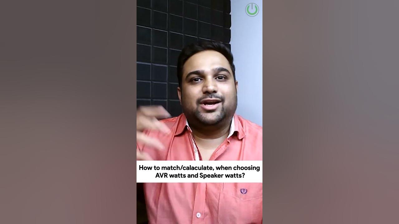 Do you want to match AVR and Speaker Wattage? | Quick QnA with Tanmay ...