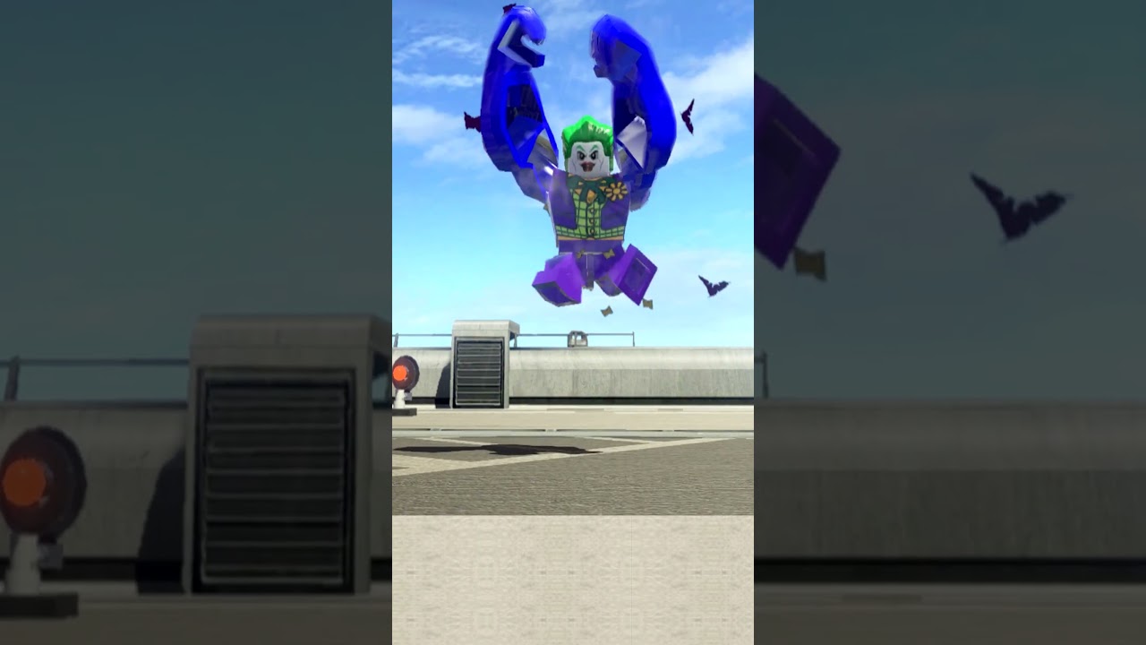 Blue HULK Transforms into Joker - LEGO Marvel Super Heroes