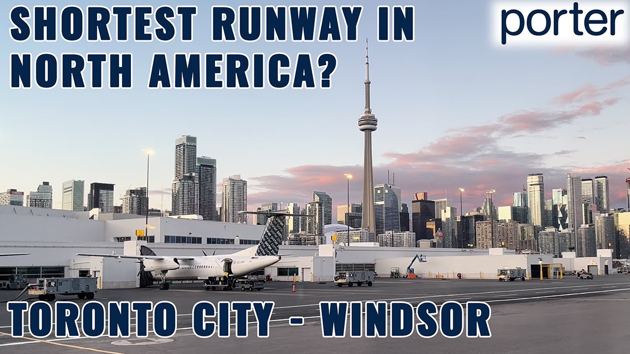 TRIP REPORT | Porter Airlines | Toronto City (YTZ) - Windsor (YQG) | Bombardier Q400 | PorterReserve