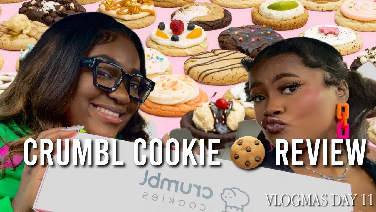 CRUMBL COOKIE REVIEW 🍪VLOGMAS DAY 11🎄 - YouTube