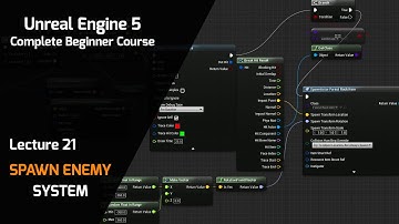 Lecture 21 - Unreal Engine 5 Ultimate Blueprint  - Spawn Enemy System