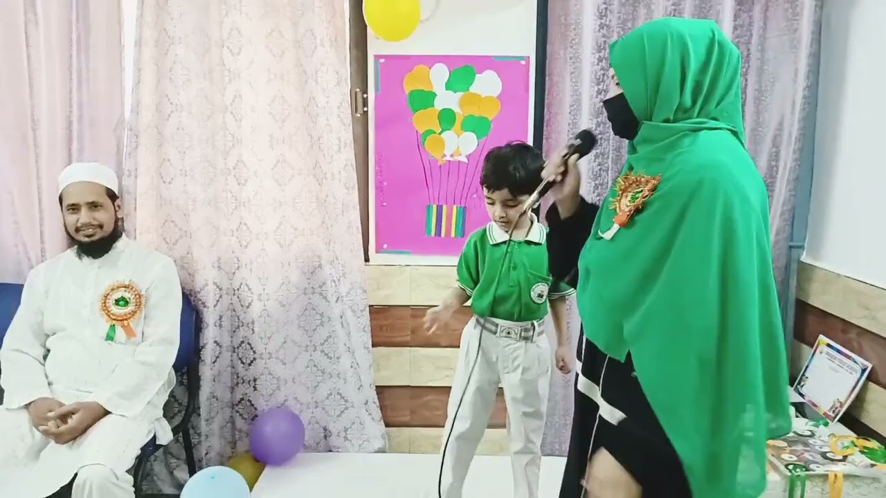 UKG Class Student Anabia Speech on Independence Day For Speech Competition 