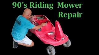 90's Riding Mower Repair by NINE POINT FIVE PROJECTS 120 views 8 months ago 9 minutes, 36 seconds