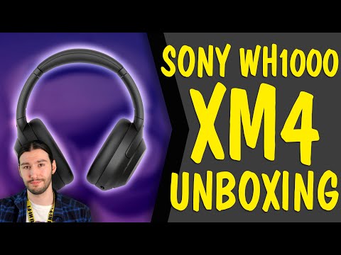 Sony WH1000XM4 Headphone unboxing