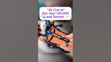 Nobody Believed This Cup Can Become a ₹20,000 Gadget 😱🔥 | #DIY #Invention #Shorts