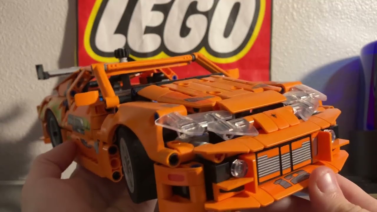 hello I review the technic Paul walkers lego Toyota Supra!!!
