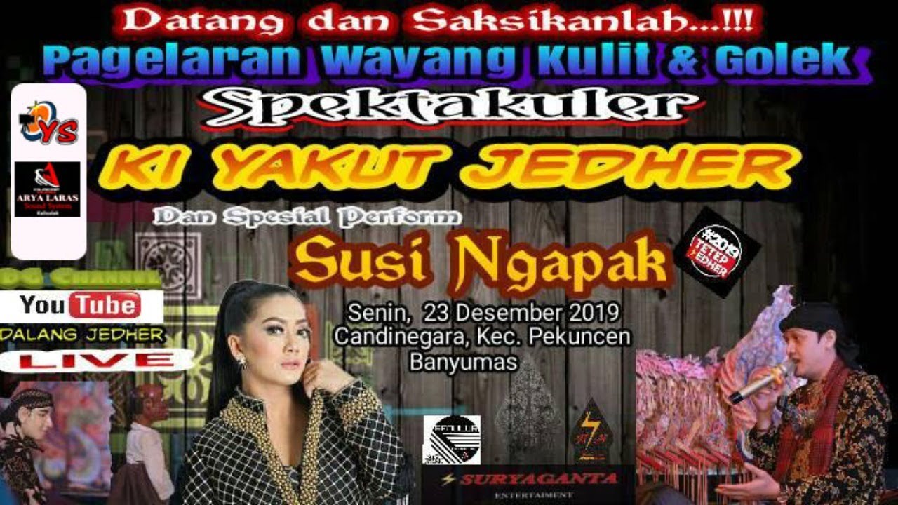 SIARANG LANGSUNG WAYANG KULIT SPEKTAKULER DHALANG KI YAKUT JEDHER LAKON WAHYU CAKRA NINGRAT