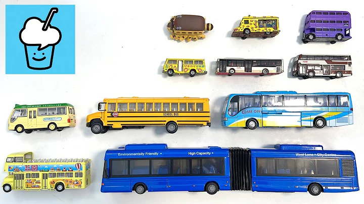 Different Bus collection Tomica Siku Minibus Double Decker Bus Articulated Bus