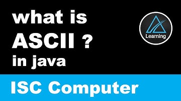 What is ASCII?