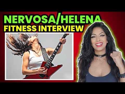 NERVOSA Guitarist @helenakotinaofficial shares Fitness Secrets as a Touring Musician