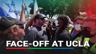 Pro-Palestinian protesters at UCLA tussle with Israel supporters | ABS CBN News