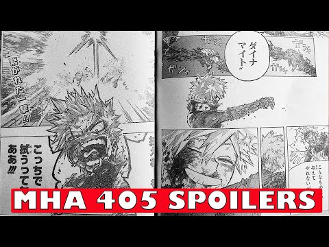 MY HERO ACADEMIA Chapter 405 SPOILERS LEAKS AND RAW SCANS - EDGE SHOT IS  ALIVE? 