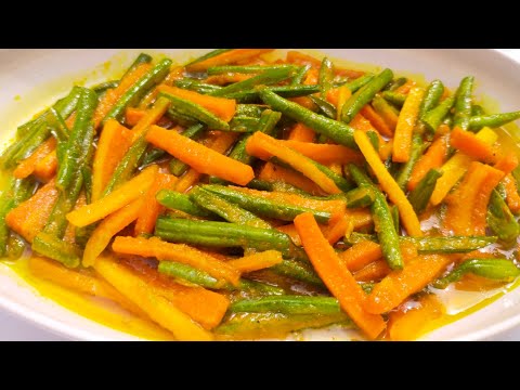 Masak Buncis Wortel Bumbu Kuning