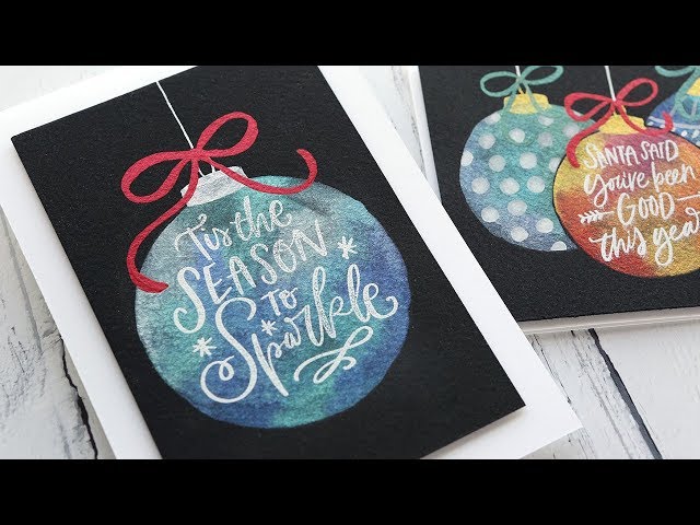 Holiday Card Series 2019 - Day 14 - Painted Ornaments