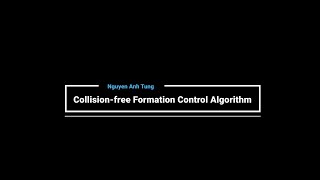 Collision-free Formation Control Algorithm Through Multiple Nano-quadrotors