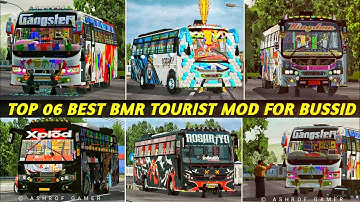 Top 06 BMR TOURIST BUS MOD For Bussid😍Bussid Bmr Mod | New Bus Mod For Bussid | New Mod #bussidmod