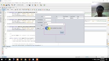 Java CRUD using MySQL part2