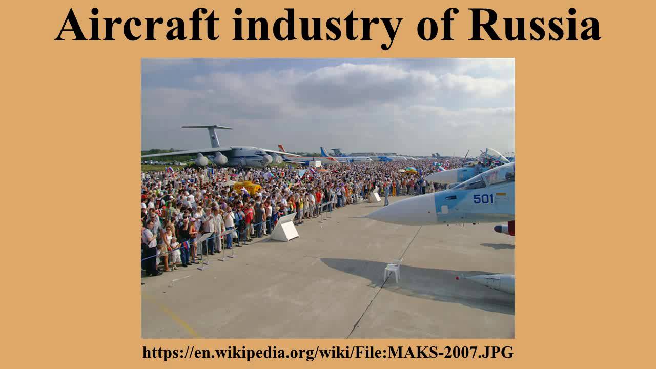 Aircraft industry of Russia