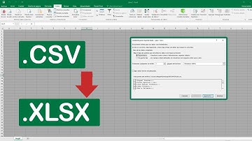 Como pasar archivos CSV a Excel (importar formato .CSV a .xlsx)