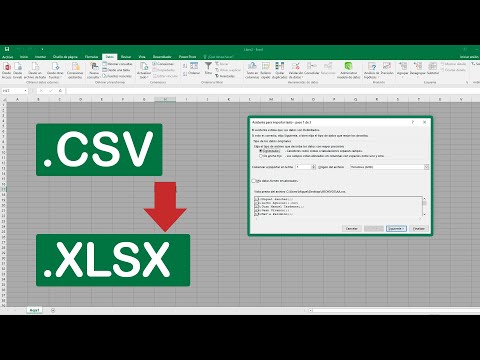 Vídeo: Com puc obrir un fitxer CSV a Excel 2010?