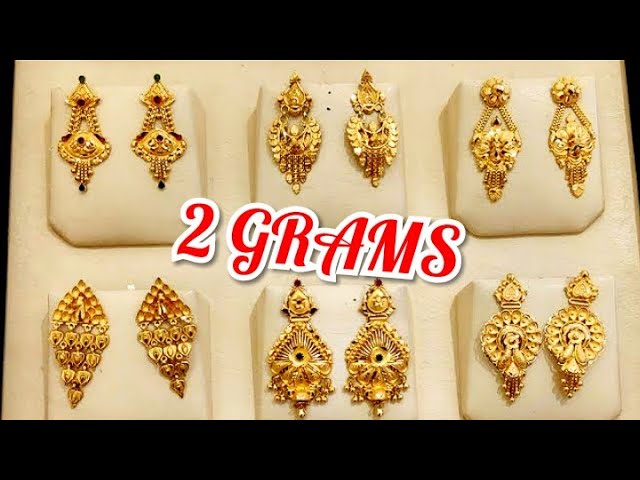 1gram gold baby earring for girl and baby flower type