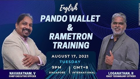 Pando Wallet & Rametron Training