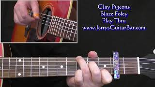 Blaze Foley Clay Pigeons | Guitar Play Thru
👇Learn how to play Blaze Foley – Clay Pigeons note-for-note on guitar with our Blaze Foley – Clay Pigeons Guitar Lesson.
Difficulty level: Easy (if you’re familiar with Travis Picking)
Barre chords: No
Thumb over chords: Yes
Playing Style: Fingerpicked (Travis Picked)
Tuning: Standard
The lesson teaches Blaze’s guitar part from a Live in the studio version. This version only has 2 verses. The original version has 3 but the extra verse is played the same way as other verses so can easily be played using this lesson.
🎼 Full Lesson, Tabs & Chords: https://www.jerrysguitarbar.com/guitar-video-lessons/individual-songs/blaze-foley-clay-pigeons/
#guitarlesson #guitarlessons #guitartutorial Blaze Foley Clay Pigeons | Guitar Play Thru