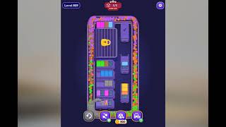 LOOP SORT Game Play, SUPER HARD Level 809 Solution
