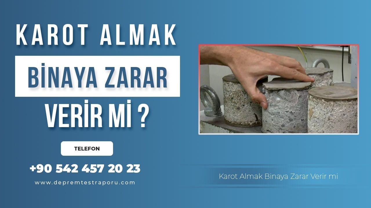 Karot Almak Binaya Zarar Verir mi? — video önizlemesi