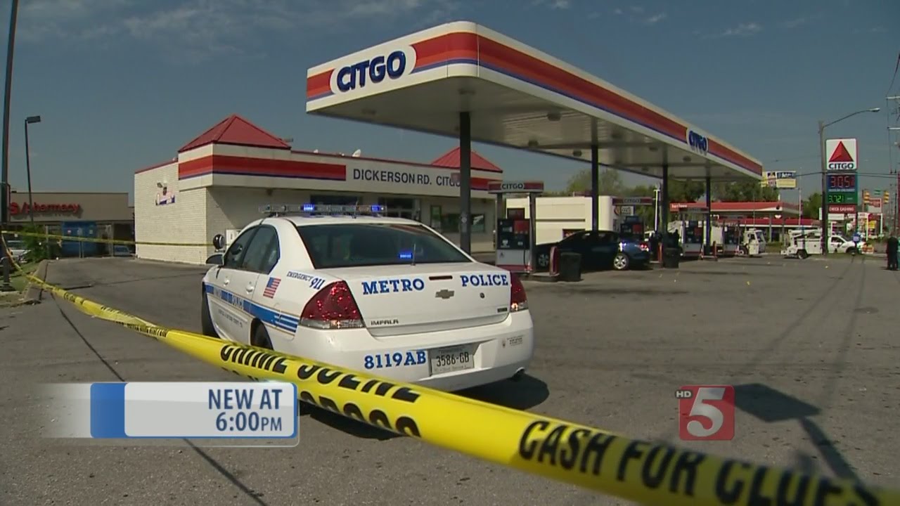 Several Shots Fired Outside Nashville Gas Station - YouTube
